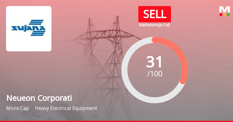 Neueon Towers Ltd is Rated Sell