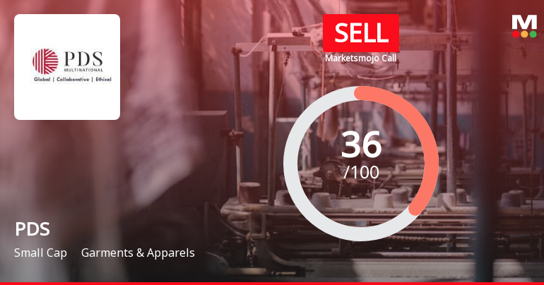 PDS Ltd is Rated Sell by MarketsMOJO
