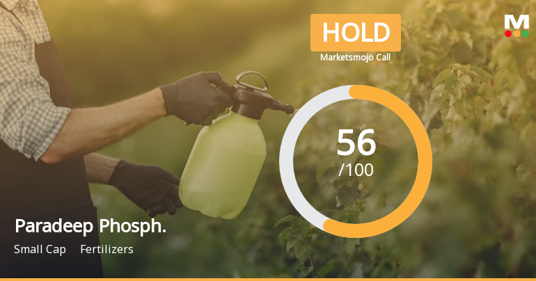 Paradeep Phosphates Ltd is Rated Hold