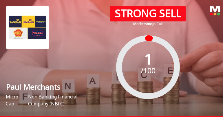 Paul Merchants Ltd is Rated Strong Sell
