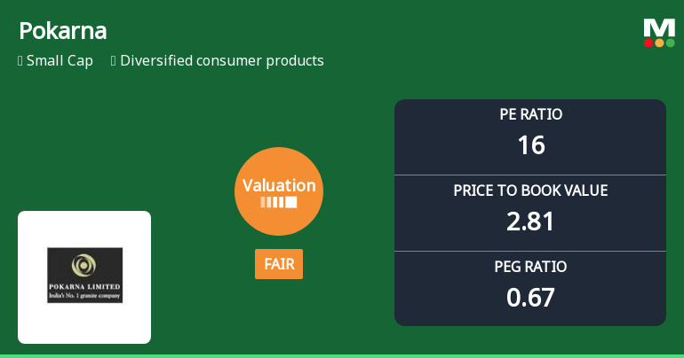 Pokarna Ltd Valuation Shifts to Fair Amidst Market Volatility