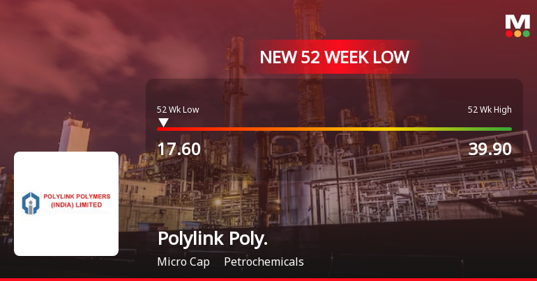 Polylink Polymers (India) Ltd Falls to 52-Week Low Amidst Continued Downtrend