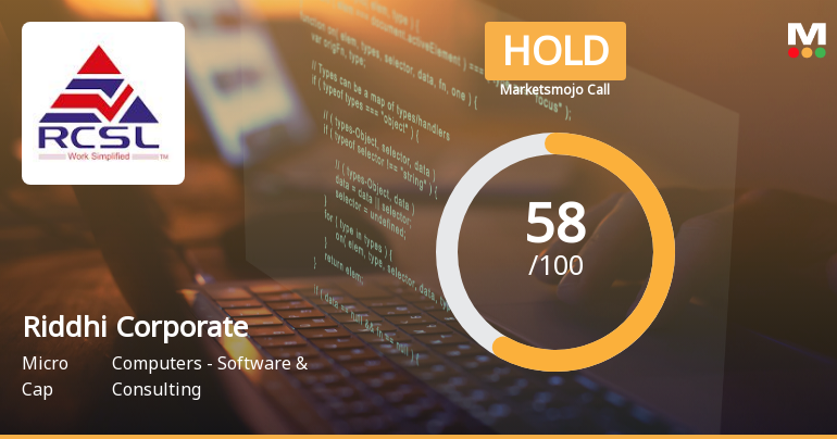 Riddhi Corporate Services Ltd Upgraded to Hold on Improved Technicals and Financial Performance