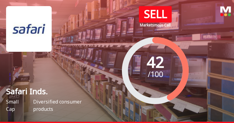 Safari Industries Downgraded to Sell Amid Technical Weakness and Valuation Concerns