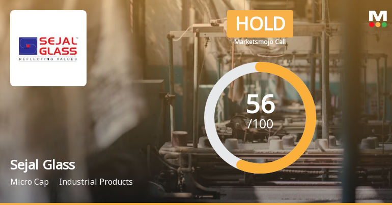 Sejal Glass Ltd is Rated Hold by MarketsMOJO