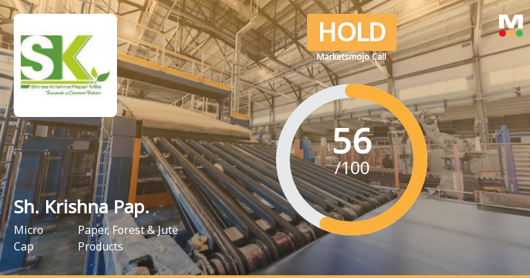 Shree Krishna Paper Mills & Industries Ltd is Rated Hold