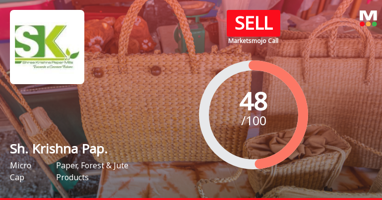 Shree Krishna Paper Mills Downgraded to Sell Amid Mixed Financial and Technical Signals