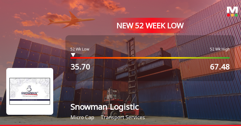Snowman Logistics Ltd Falls to 52-Week Low Amidst Continued Downtrend