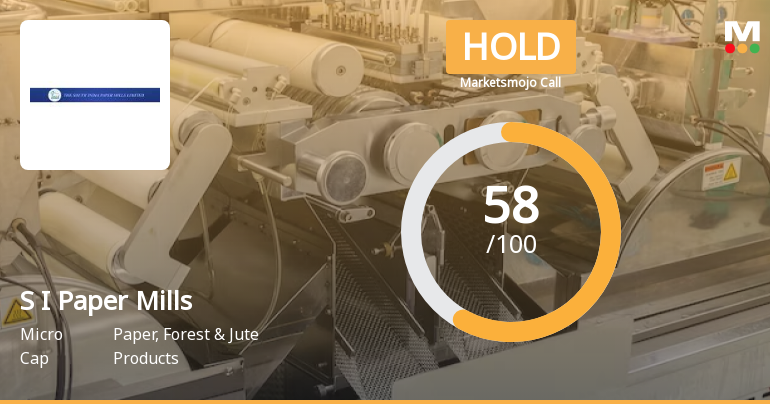 South India Paper Mills Ltd is Rated Hold