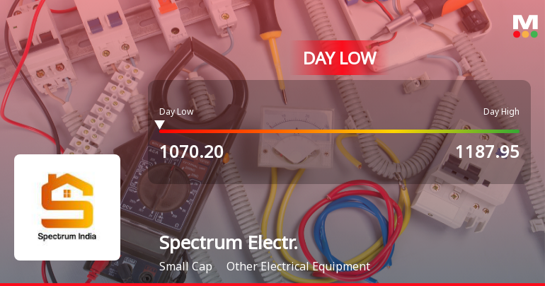 Spectrum Electrical Industries Ltd Hits Intraday Low Amid Price Pressure