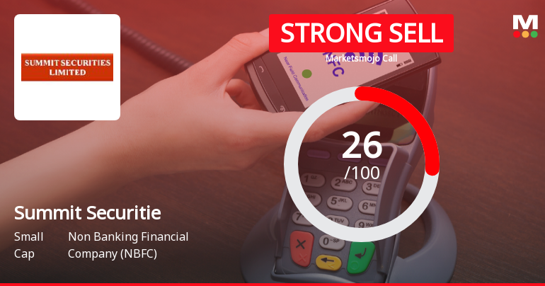 Summit Securities Ltd Downgraded to Strong Sell Amid Technical and Fundamental Weakness