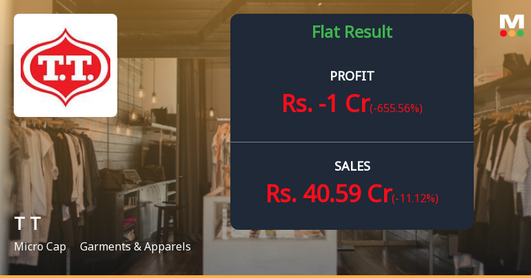 T T Ltd Q2 FY26: Marginal Profit Recovery Masks Deeper Revenue Concerns