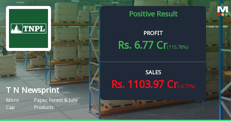 TNPL Q2 FY26: Margin Recovery Amidst Persistent Profitability Challenges