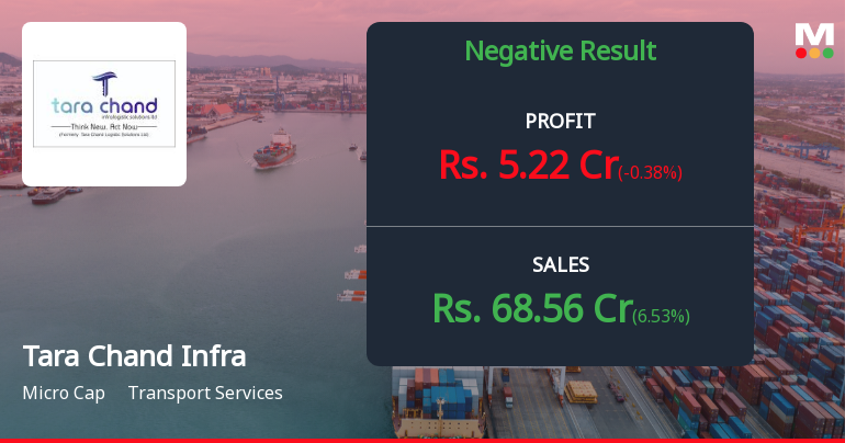 Tara Chand Infralogistic Solutions Q3 FY26: Growth Momentum Continues Despite Market Turbulence