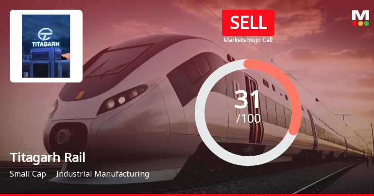 Titagarh Rail Systems Ltd is Rated Sell