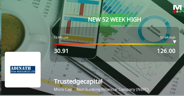 Trustedge Capital Ltd Hits New 52-Week High at Rs.126