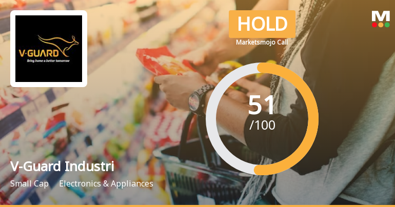 V-Guard Industries Ltd is Rated Hold by MarketsMOJO