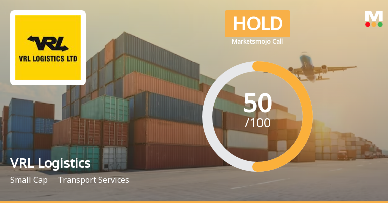 VRL Logistics Ltd is Rated Hold