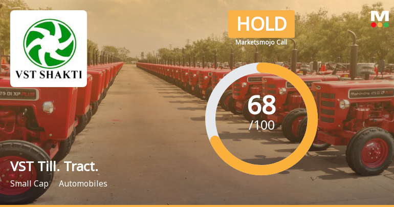 VST Tillers Tractors Ltd is Rated Hold by MarketsMOJO
