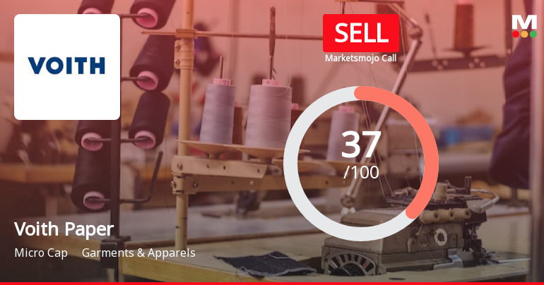 Voith Paper Fabrics India Ltd is Rated Sell