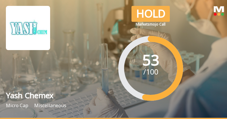 Yash Chemex Ltd is Rated Hold by MarketsMOJO
