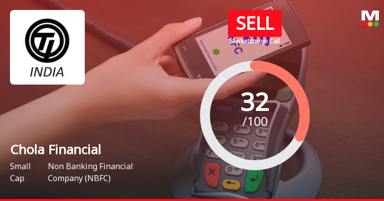 Cholamandalam Financial Holdings Ltd Upgraded to Sell on Valuation Improvement