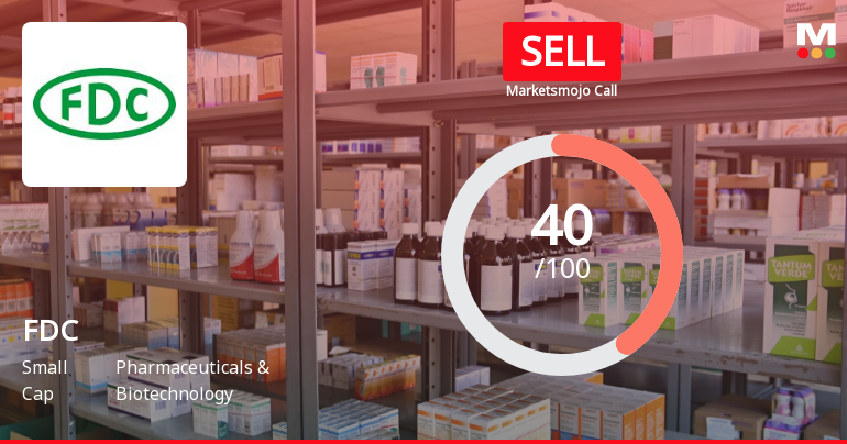 FDC Ltd is Rated Sell by MarketsMOJO