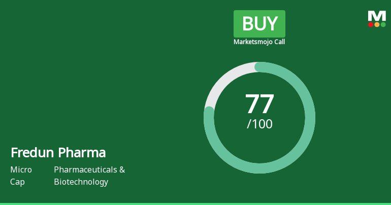 Fredun Pharmaceuticals Ltd is Rated Buy