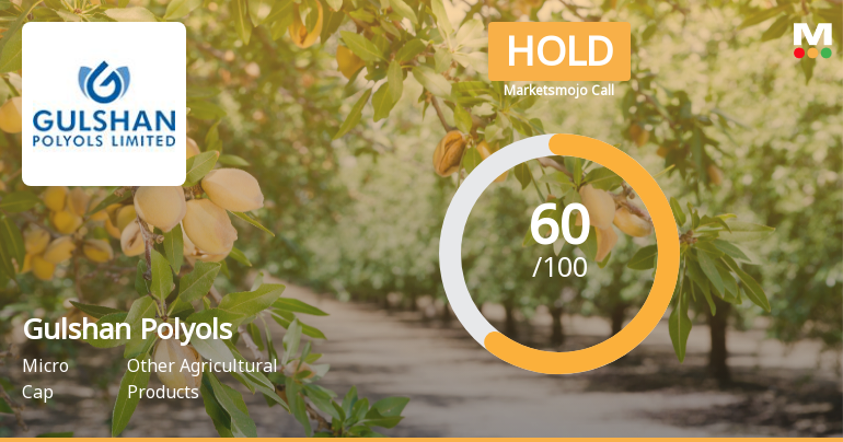 Gulshan Polyols Ltd Downgraded to Hold Amid Mixed Technical and Financial Signals