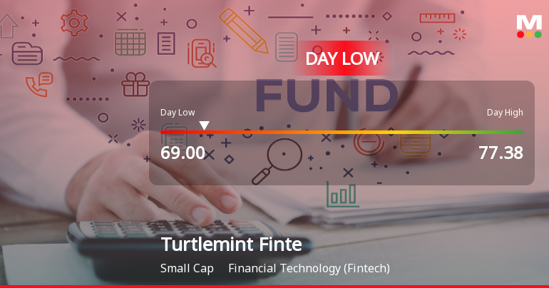 Turtlemint Fintech Solutions Ltd Hits Intraday Low Amid Price Pressure