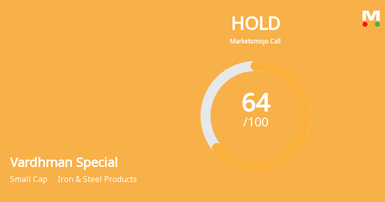 Vardhman Special Steels Ltd is Rated Hold