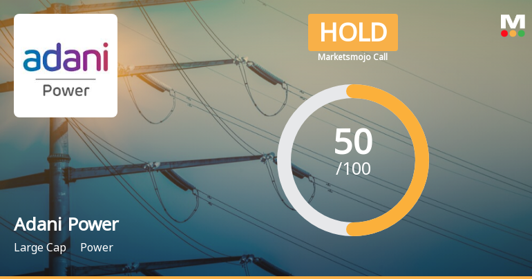 Adani Power Ltd Upgraded to Hold as Financial and Technical Factors Shift