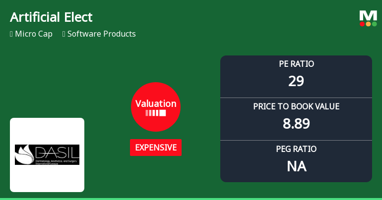 Artificial Electronics Intelligent Material Ltd Valuation Shifts Signal Price Attractiveness Change