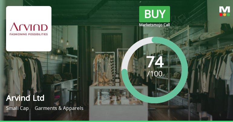 MarketsMOJO Upgrades Arvind Ltd to Buy on Strong Financials and Technical Shift