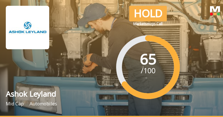 Ashok Leyland Ltd. is Rated Hold by MarketsMOJO