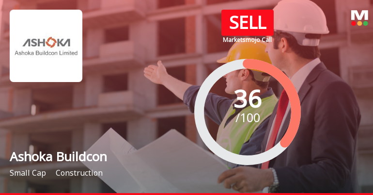 Ashoka Buildcon Ltd. Upgraded to Sell on Mixed Financial and Quality Signals