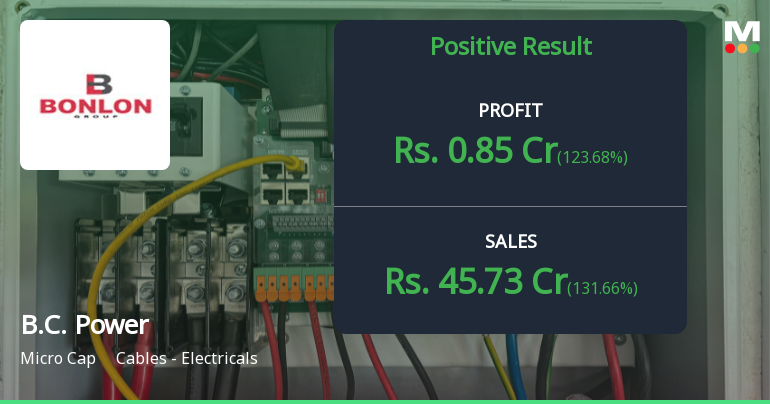 B.C. Power Controls Q1 FY26: Profit Plunge Amid Operational Headwinds
