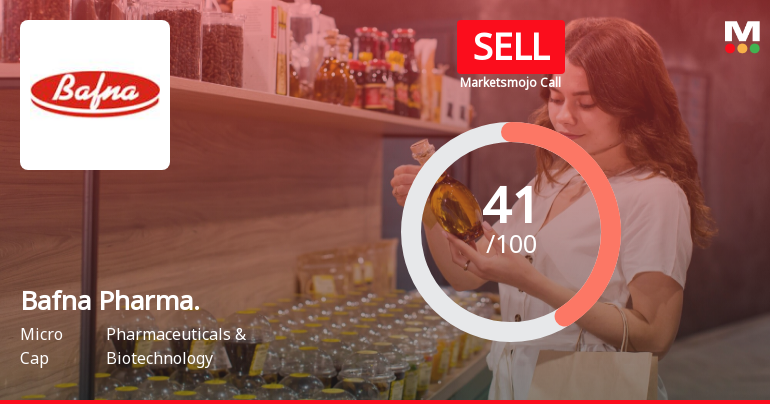 Bafna Pharmaceuticals Ltd is Rated Sell