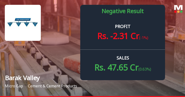 Barak Valley Cements Q3 FY26: Losses Deepen Amid Margin Compression and Operational Headwinds