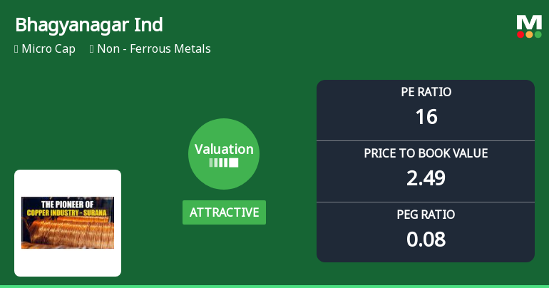 Bhagyanagar India Ltd Valuation Shifts Signal Enhanced Price Attractiveness