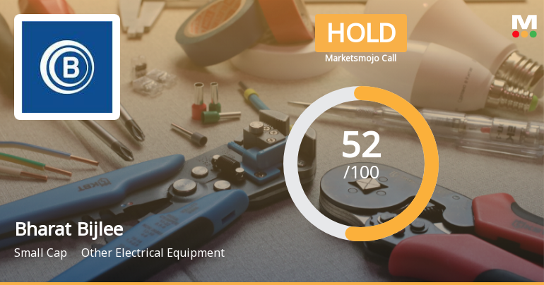 Bharat Bijlee Ltd Upgraded to Hold by MarketsMOJO on Technical and Valuation Improvements