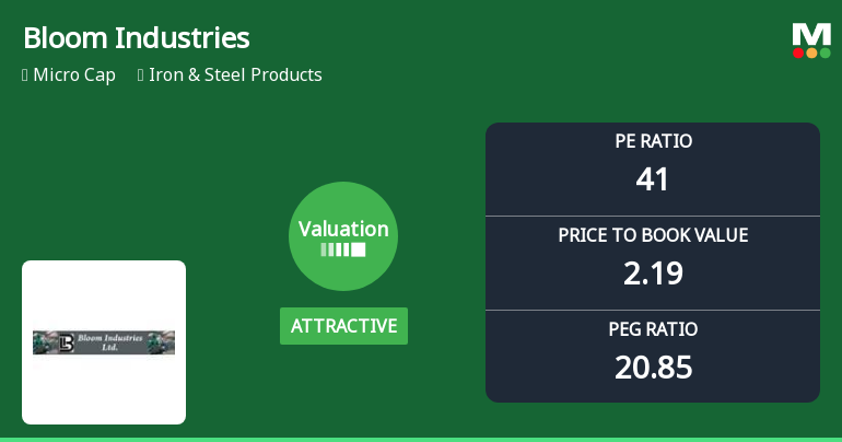 Bloom Industries Ltd Valuation Shifts Signal Renewed Price Attractiveness Amid Market Volatility