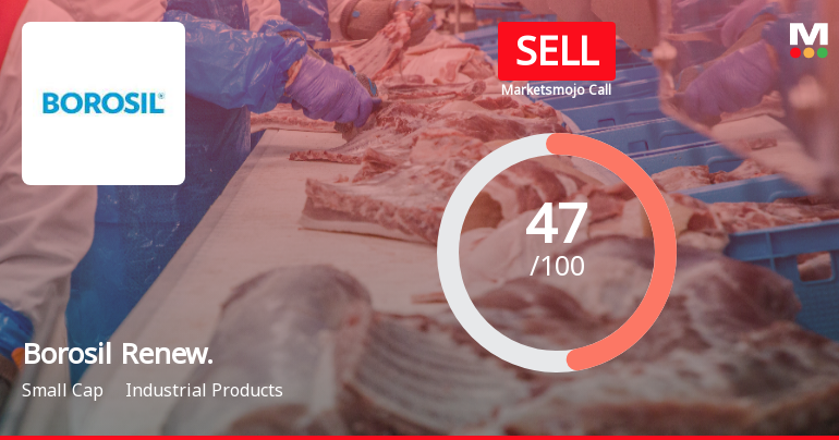 Borosil Renewables Ltd Downgraded to Sell Amid Mixed Financial and Technical Signals