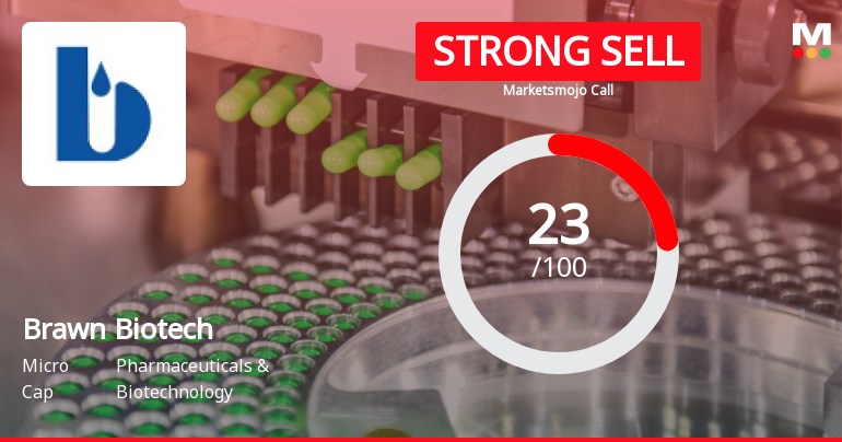 Brawn Biotech Ltd Downgraded to Strong Sell Amid Weak Fundamentals and Technical Setbacks