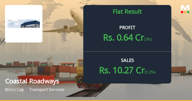 Coastal Roadways Q3 FY26: Profitability Rebounds Sharply But Revenue Concerns Persist
