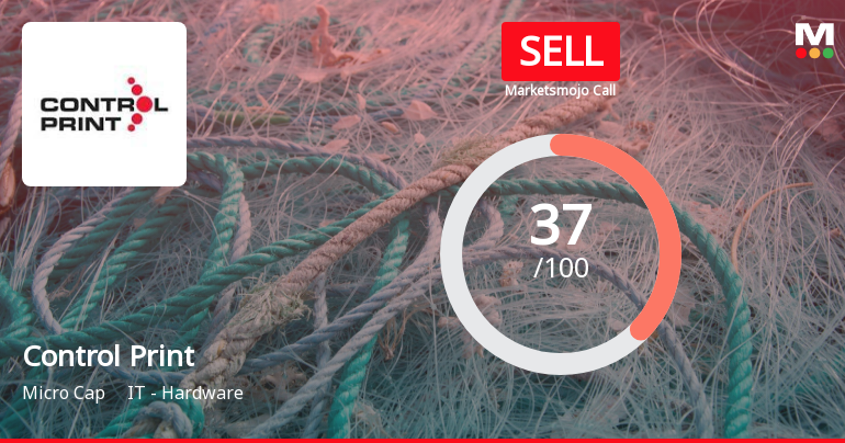Control Print Ltd. is Rated Sell by MarketsMOJO
