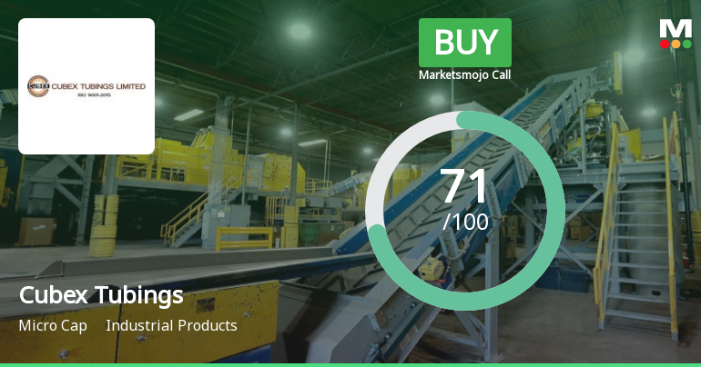 Cubex Tubings Ltd is Rated Buy