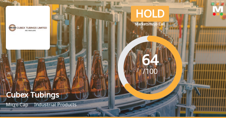 Cubex Tubings Ltd Downgraded to Hold Amid Mixed Technical and Valuation Signals