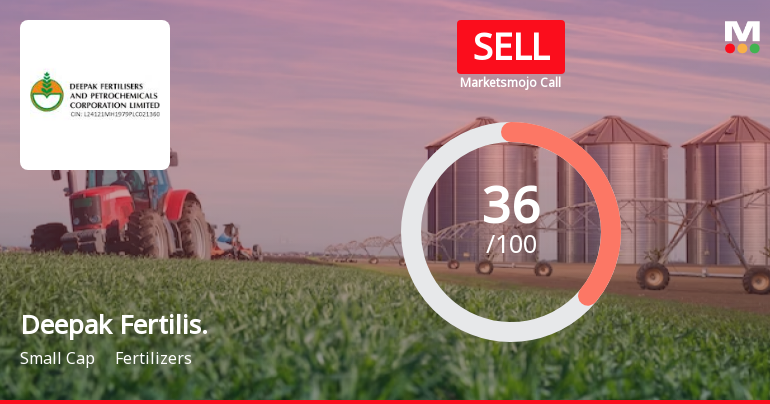 Deepak Fertilisers & Petrochemicals Corp Ltd is Rated Sell