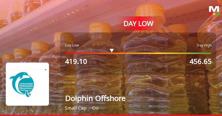 Dolphin Offshore Enterprises (India) Ltd Hits Intraday Low Amid Price Pressure